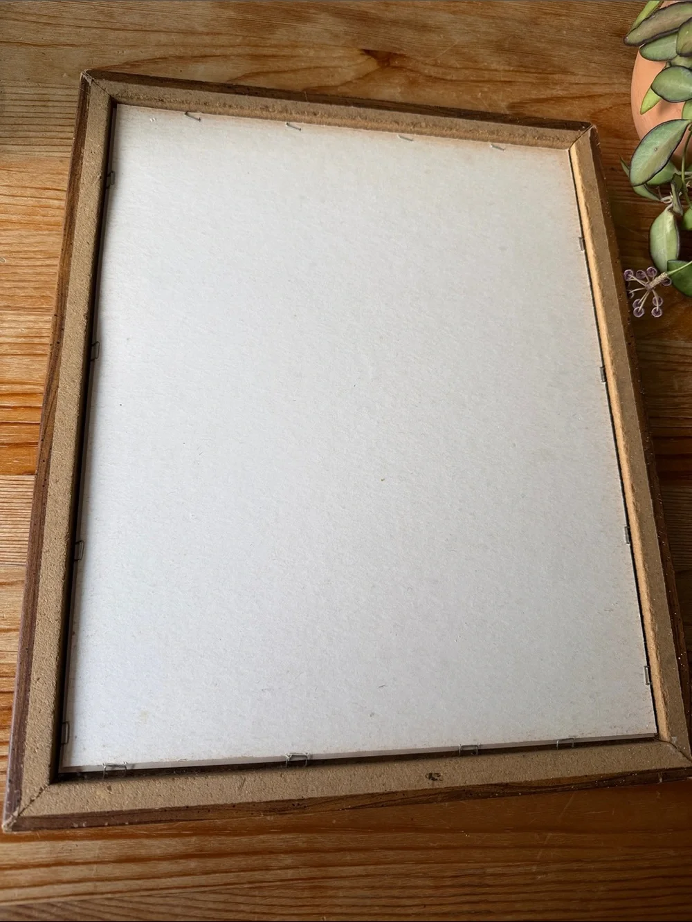 Vintage framed floral